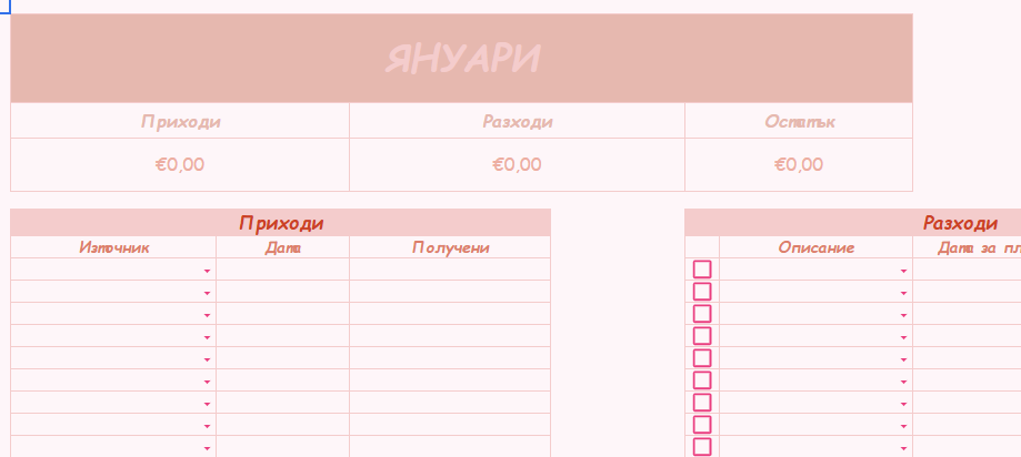 Годишен бюджетник